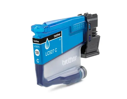 Консуматив, Brother LC527C Cyan Ink Cartridge for MFCJ5010DW/MFCJ5110DW - 900 page yield - 2