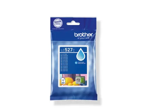 Консуматив, Brother LC527C Cyan Ink Cartridge for MFCJ5010DW/MFCJ5110DW - 900 page yield - 3