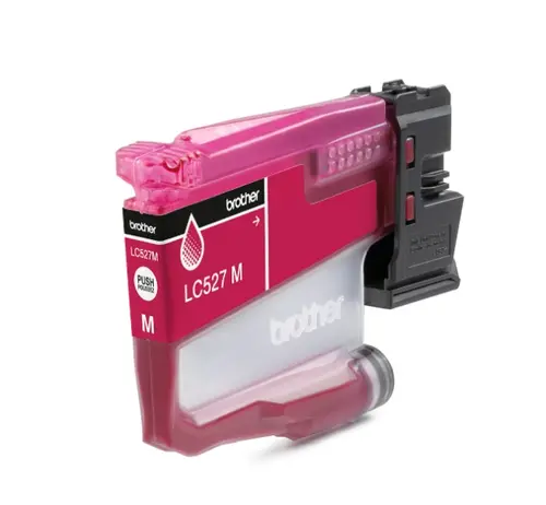 Консуматив, Brother LC527M Magenta Ink Cartridge for MFCJ5010DW/MFCJ5110DW - 900 page yield - 2
