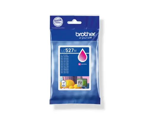 Консуматив, Brother LC527M Magenta Ink Cartridge for MFCJ5010DW/MFCJ5110DW - 900 page yield - 3