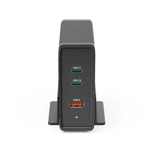 HAMA Зарядна станция 140W, USB-C, 3 порта, GaN, Power Delivery (PD) - 4