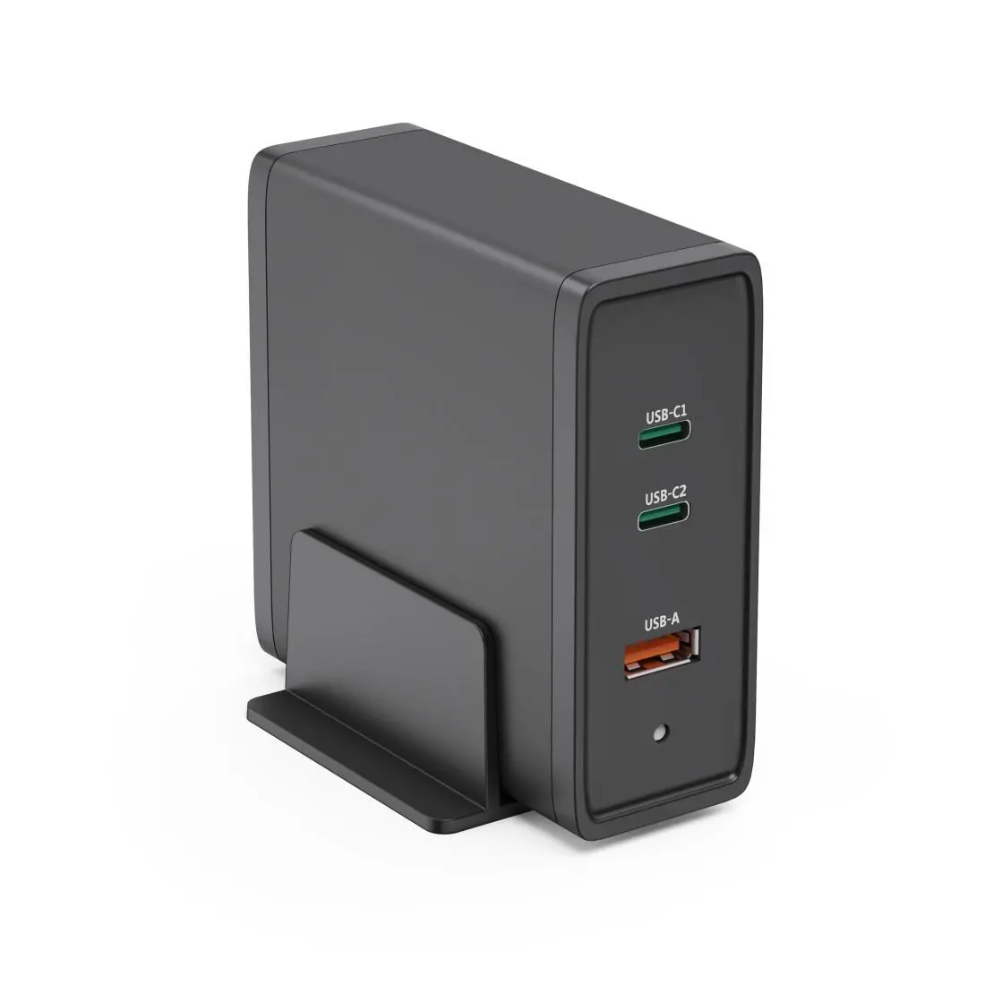 HAMA Зарядна станция 140W, USB-C, 3 порта, GaN, Power Delivery (PD) - image 4