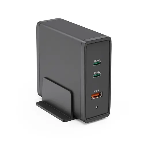 HAMA Зарядна станция 140W, USB-C, 3 порта, GaN, Power Delivery (PD) - 5