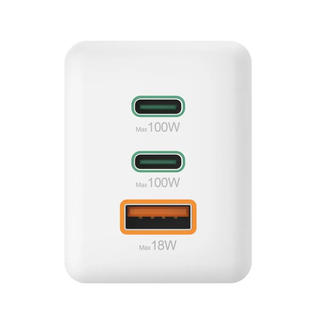 HAMA Комплект Бързо зарядно и кабел за зареждане, 100 W GaN, 2x USB-C PD, 1x USB-A QC - image 10