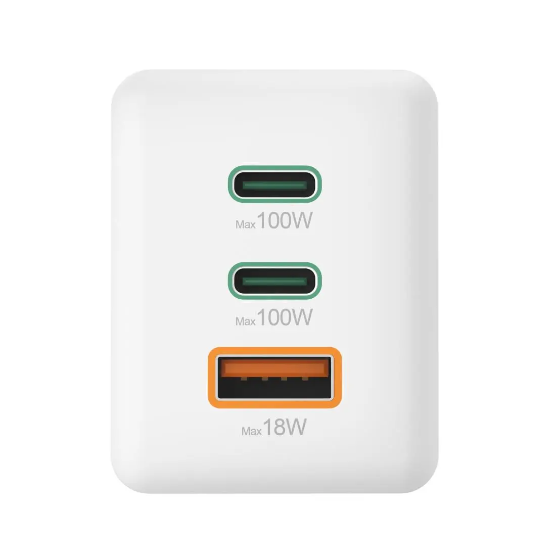 HAMA Комплект Бързо зарядно и кабел за зареждане, 100 W GaN, 2x USB-C PD, 1x USB-A QC - image 7