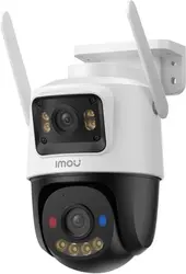 Imou Cruiser Dual 2C, full color night vision 4G, Wi-Fi IP camera 3MP + 3MP, 355 Pan, 0-90 Tilt, 1/3 CMOS, H.265, micro SD(512GB), 3.6mm Fixed lens, FOV 93, IR up to 30m, 8x Zoom, 1xRJ45, Red-Blue light, Mic and Speaker, spotlight, IP66