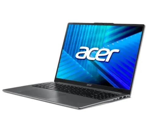 Лаптоп, Acer Extensa 16 EXO16-51-55WJ, Intel Core Ultra 5 115U (up to 4.2GHz, 10MB), 16" WUXGA (1920x1200) IPS, 16GB LPDDR5 (on board), SSD 512GB PCIe, Intel Graphics, TPM 2.0, Wi?Fi 6, BT 5.1, FHD cam, No OS, Lunar Grey - 1
