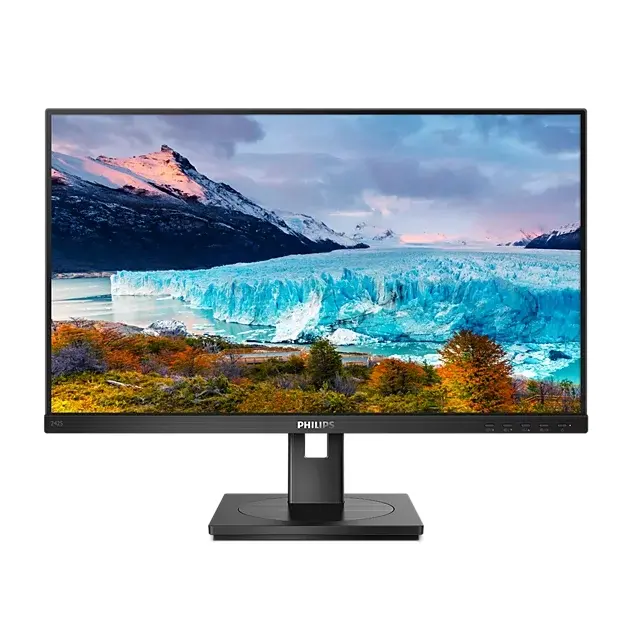 Монитор, Philips 242S1AE, 23.8" IPS WLED, 1920x1080@100Hz, 4ms GtG, 300cd m/2, 1000:1, 50m:1 DCR, Adaptive Sync, FlickerFree, Low Blue Mode, 2Wx2, Tilt, Height Adjust, Pivot, Swivel, D-SUB, DVI, HDMI, DP