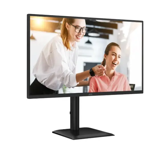 Монитор, AOC Q27E4CV, 27" IPS WLED, 2560x1440@120Hz, 4ms GtG, 1ms MPRT, 350cd m/2, 1500:1, 50M:1 DCR, Adaptive Sync, FlickerFree, Anti-Blue light, 2Wx2, Tilt, Height Adjust, Pivot, Swivel, HDMI, DP, USB hub, RJ45 - image 1