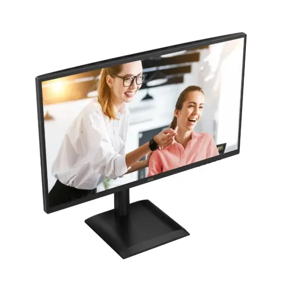 Монитор, AOC Q27E4CV, 27" IPS WLED, 2560x1440@120Hz, 4ms GtG, 1ms MPRT, 350cd m/2, 1500:1, 50M:1 DCR, Adaptive Sync, FlickerFree, Anti-Blue light, 2Wx2, Tilt, Height Adjust, Pivot, Swivel, HDMI, DP, USB hub, RJ45 - image 3