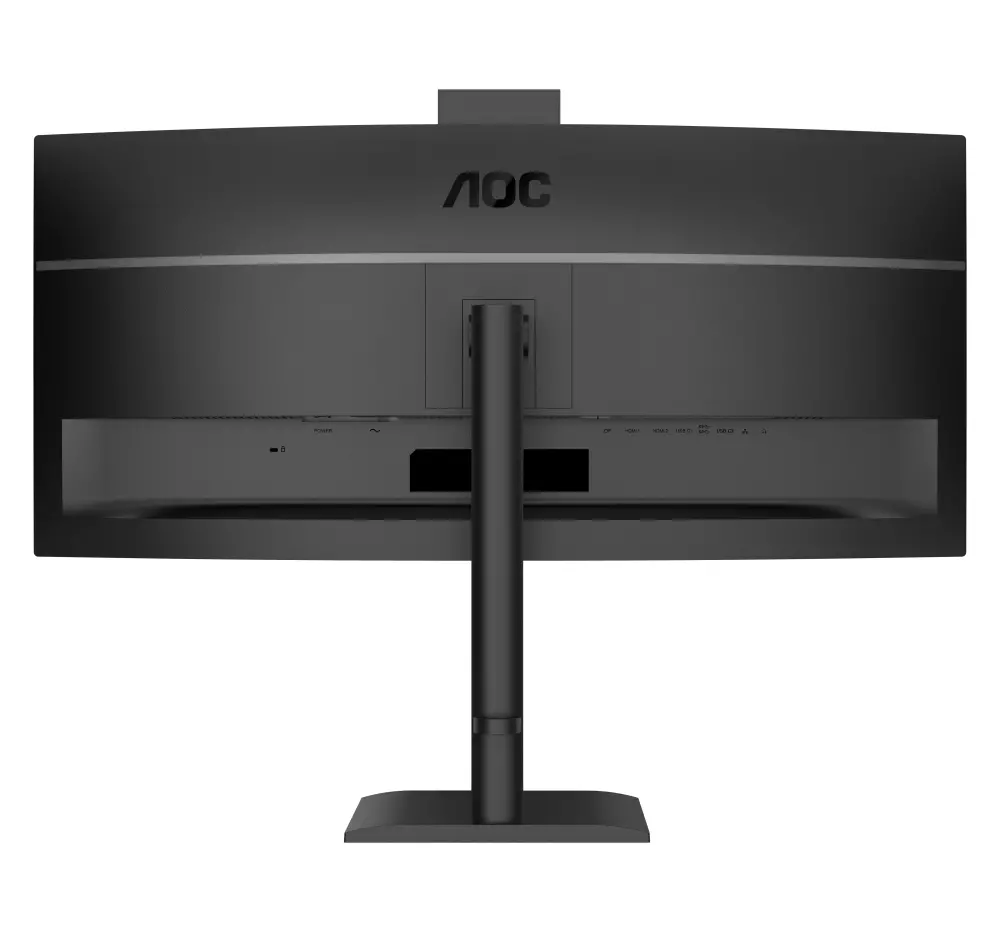 Монитор, AOC CU34E4CW, 34" Curved 1500R, VA, WLED, 3440x1440@120Hz, 4ms GtG, 1ms MPRT, 350cd m/2, 3500:1, 50M:1 DCR, Adaptive Sync, FlickerFree, Anti-Blue Light, 5Wx2, Webcam 5MP, Tilt, Height Adjust, Swivel, 2xHDMI, DP, USB hub, KVM, RJ45 - image 5