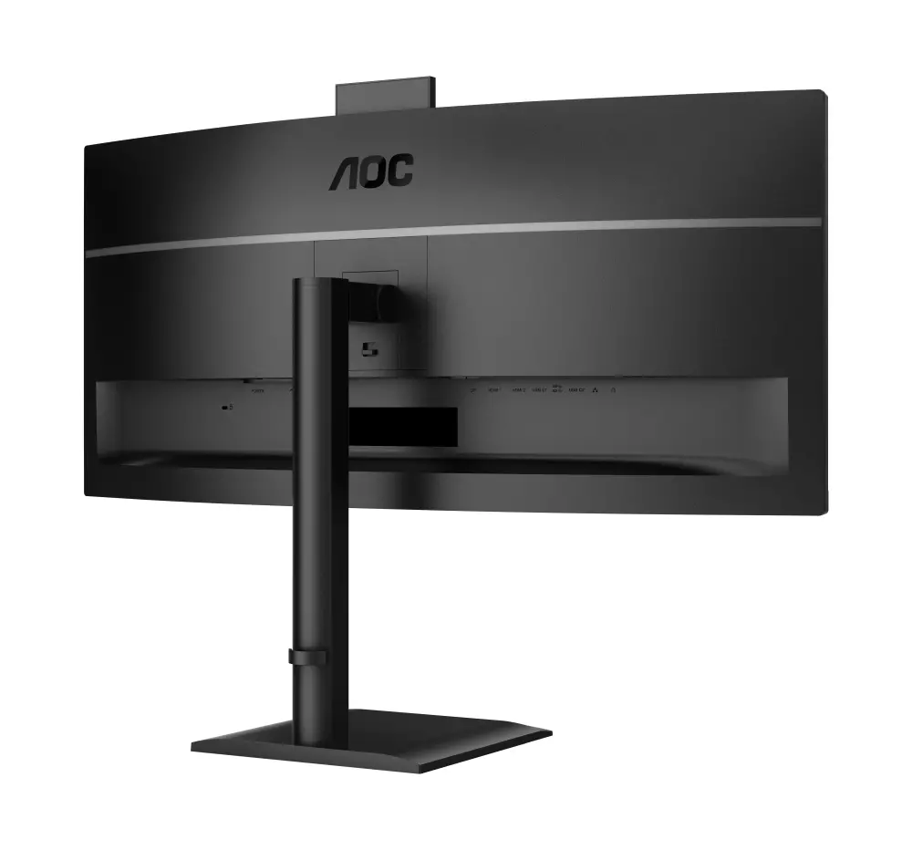Монитор, AOC CU34E4CW, 34" Curved 1500R, VA, WLED, 3440x1440@120Hz, 4ms GtG, 1ms MPRT, 350cd m/2, 3500:1, 50M:1 DCR, Adaptive Sync, FlickerFree, Anti-Blue Light, 5Wx2, Webcam 5MP, Tilt, Height Adjust, Swivel, 2xHDMI, DP, USB hub, KVM, RJ45 - image 6