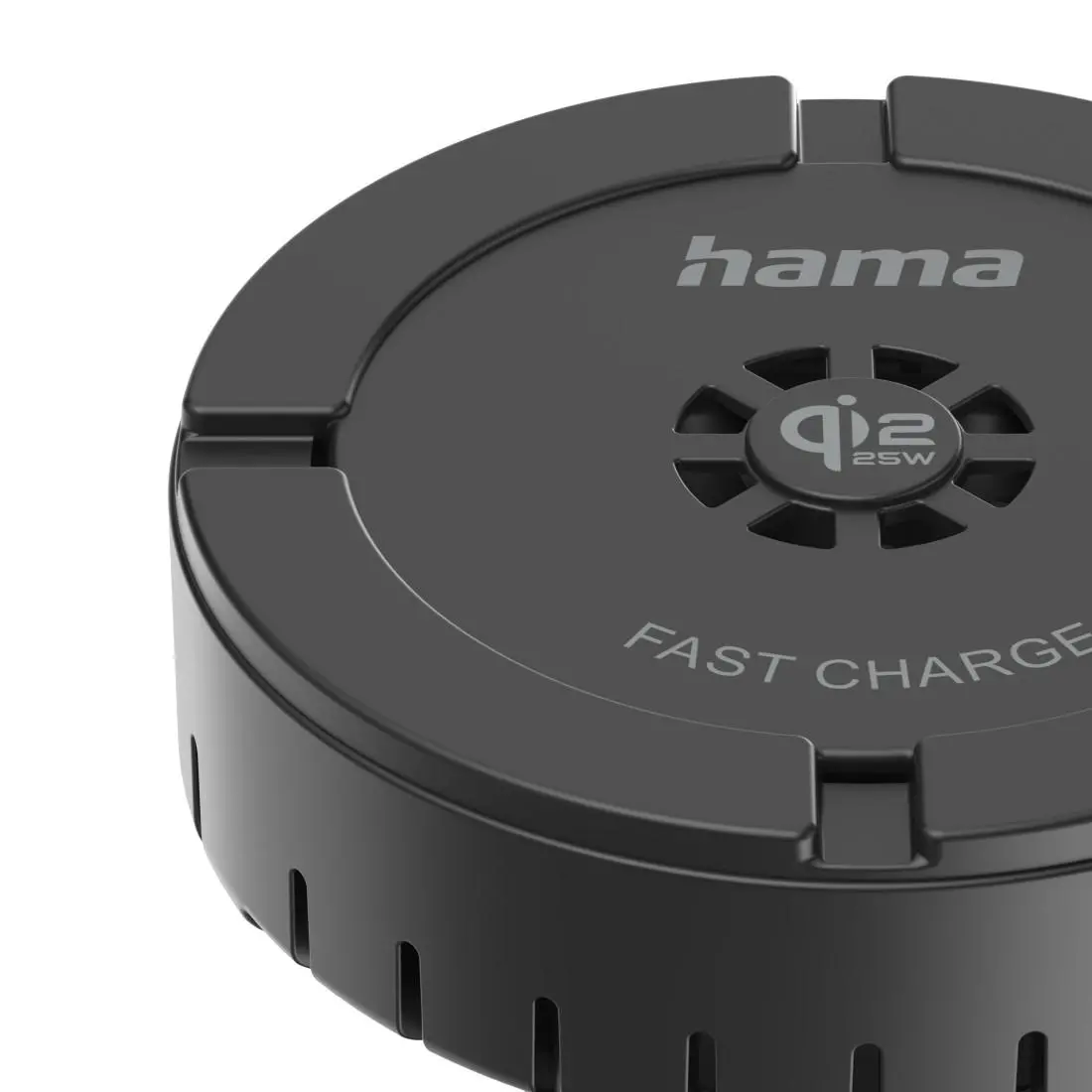 HAMA Безжично зарядно устройство Qi2 25W, бързо зареждане, черно - image 3