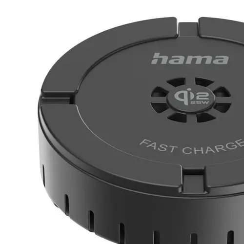 HAMA Безжично зарядно устройство Qi2 25W, бързо зареждане, черно - 9