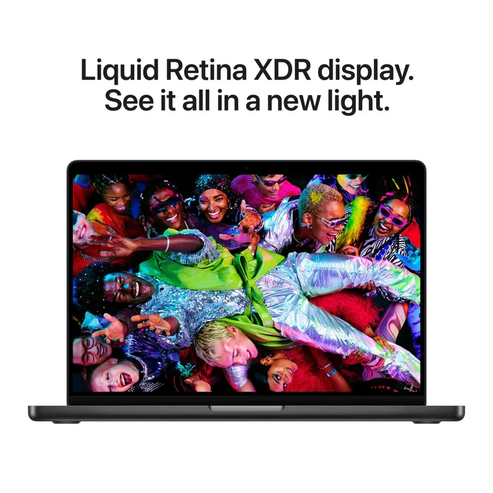 Лаптоп, Apple 14-inch MacBook Pro: Apple M5 chip with 10-core CPU and 10-core GPU, 24GB, 1TB SSD - Space Black - image 3
