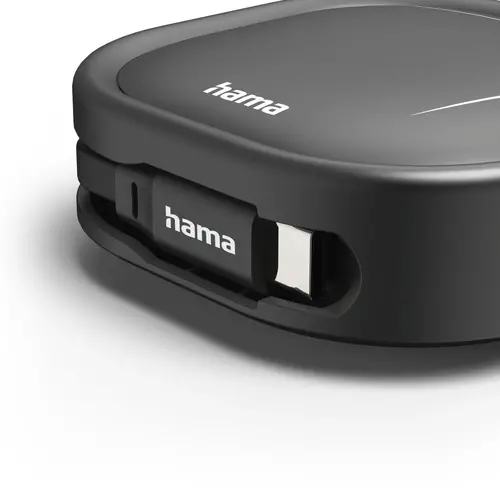 HAMA Прибиращ се кабел за зареждане, USB-C - USB-C, 60 W, 1 м - 11