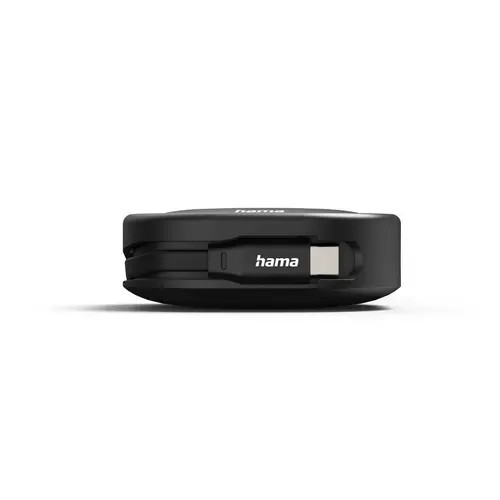HAMA Прибиращ се кабел за зареждане, USB-C - USB-C, 60 W, 1 м - 2