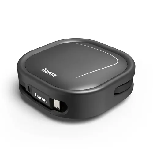 HAMA Прибиращ се кабел за зареждане, USB-C - USB-C, 60 W, 1 м - 3