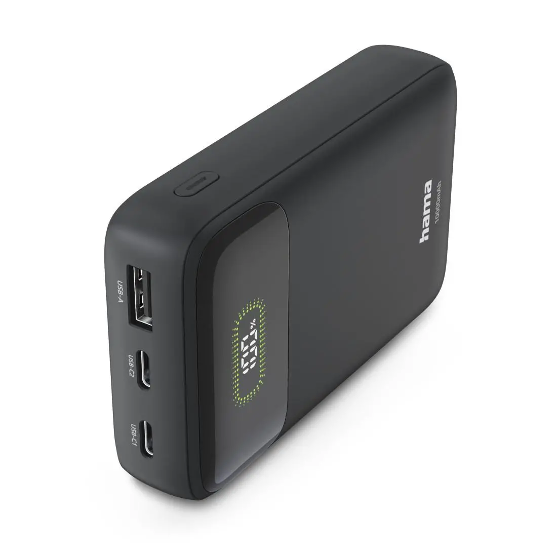 HAMA Външна батерия "PD10-W20", 10000 mAh, 3 изхода: 2 x USB-C, USB-A, Бързо зареждане - image 6