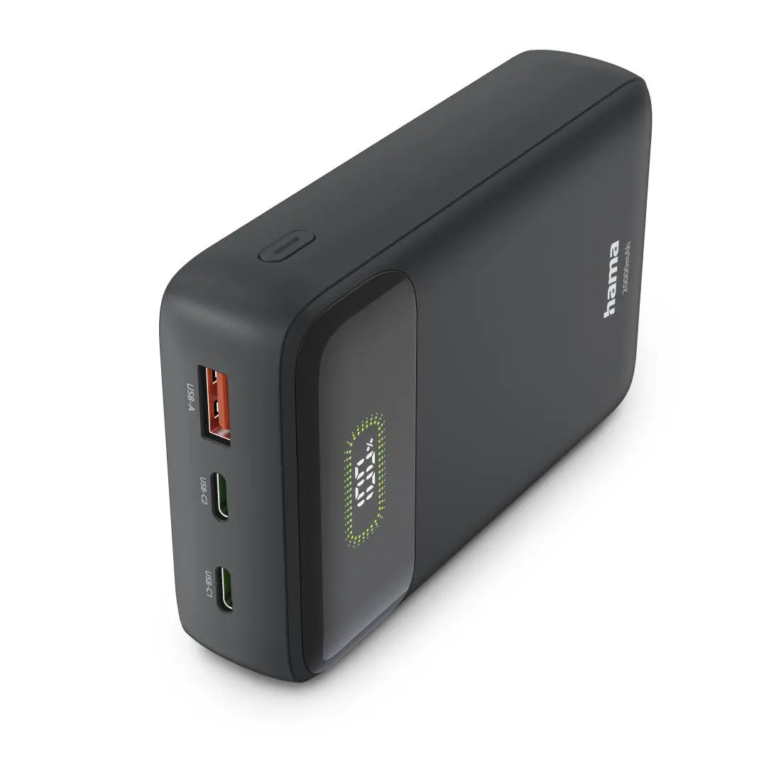 HAMA Εξωτερική μπαταρία "PD20-W20", 20000 mAh, 3 έξοδοι: 2 x USB-C, USB-A, Γρήγορη φόρτιση
