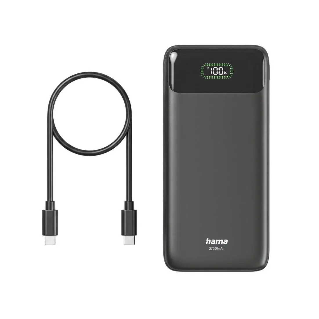 HAMA Външна батерия "PD27-W65", 27000 mAh, Изходи: 2xUSB-C, USB-A, Бързо зареждане - image 12