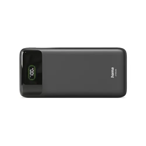 HAMA Външна батерия "PD27-W65", 27000 mAh, Изходи: 2xUSB-C, USB-A, Бързо зареждане - 3