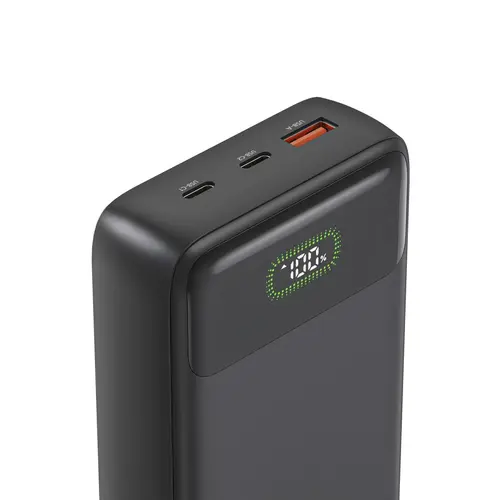 HAMA Външна батерия "PD27-W65", 27000 mAh, Изходи: 2xUSB-C, USB-A, Бързо зареждане - 5