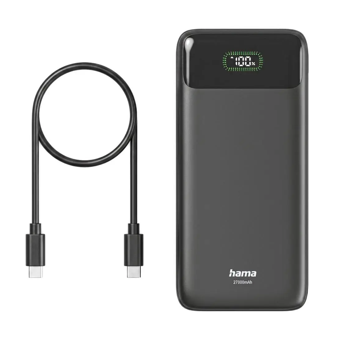 HAMA Външна батерия "PD27-W65", 27000 mAh, Изходи: 2xUSB-C, USB-A, Бързо зареждане - image 9