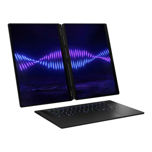 Laptop, Asus ROG Zephyrus Duo 16, GX651AX-SR086X, Intel Ultra 9 16.0 OLED WQXGA+(WQ+) 2880X1800 16:10 Bend+500nits(HDR 1100nits) Glare DCI-P3:100%,120 - 7