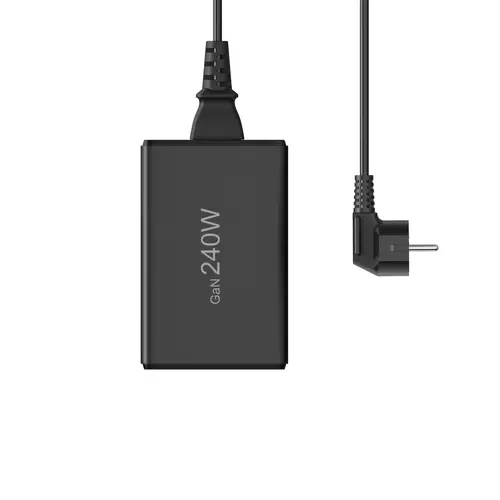 HAMA Зарядна станция 240 W, GaN, Fast Charger, 4 x USB-C, 1 x USB-A, PD - 4