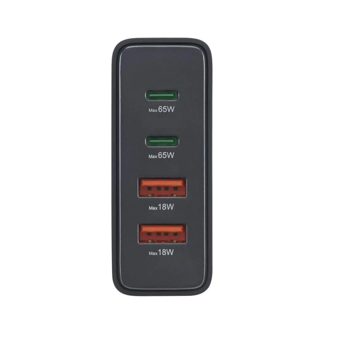 HAMA Зарядна станция 65 W, GaN, Fast Charger, 2 x USB-C, 2 x USB-A, PD - image 7