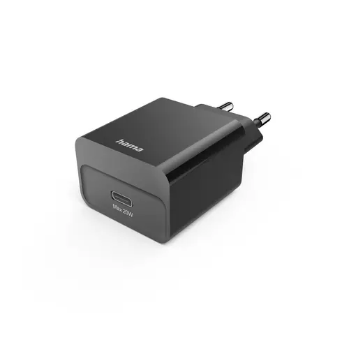 HAMA Бързо зарядно, USB-C, PD, 20 W, черно - 1