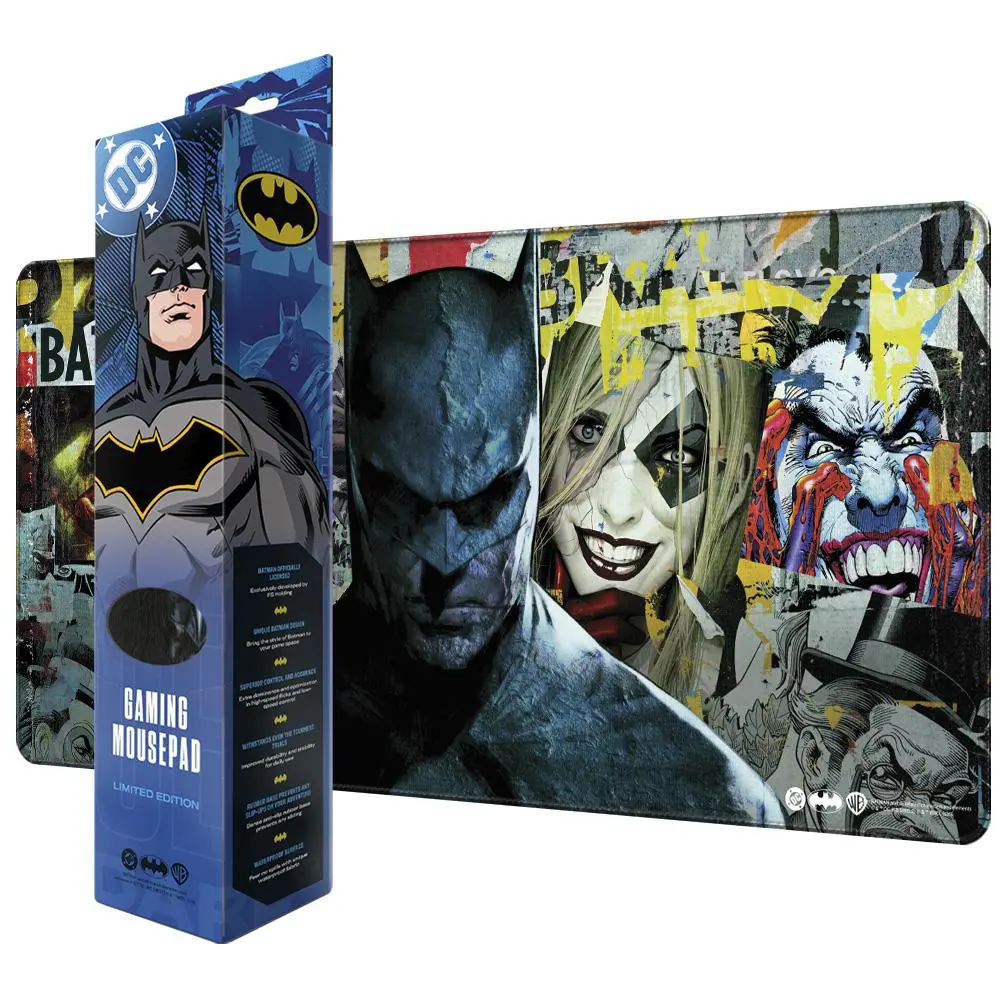 Геймърски пад DC Batman: Torn Collage - Batman and Villains, XL - image 4