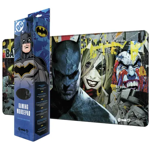Геймърски пад DC Batman: Torn Collage - Batman and Villains, XL - 5