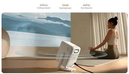 Wanbo преносим смарт проектор Portable Smart Projector - T2 Ultra - White, 500 ANSI, Android TV 11 OS - 8
