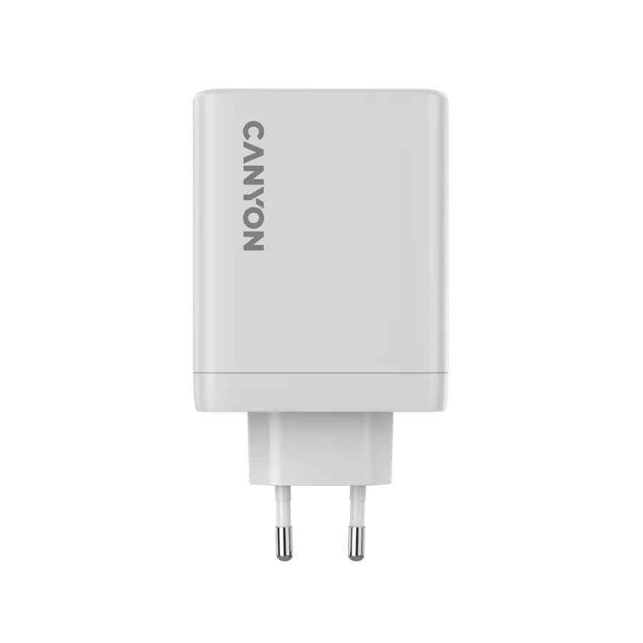 CANYON charger OnCharge 120 GAN Total 120W MAX 3 USB-C +1 USB-A White EU plug - image 1