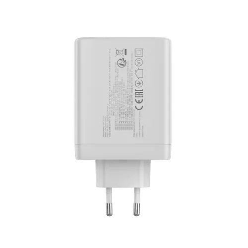 CANYON charger OnCharge 120 GAN Total 120W MAX 3 USB-C +1 USB-A White EU plug - 6