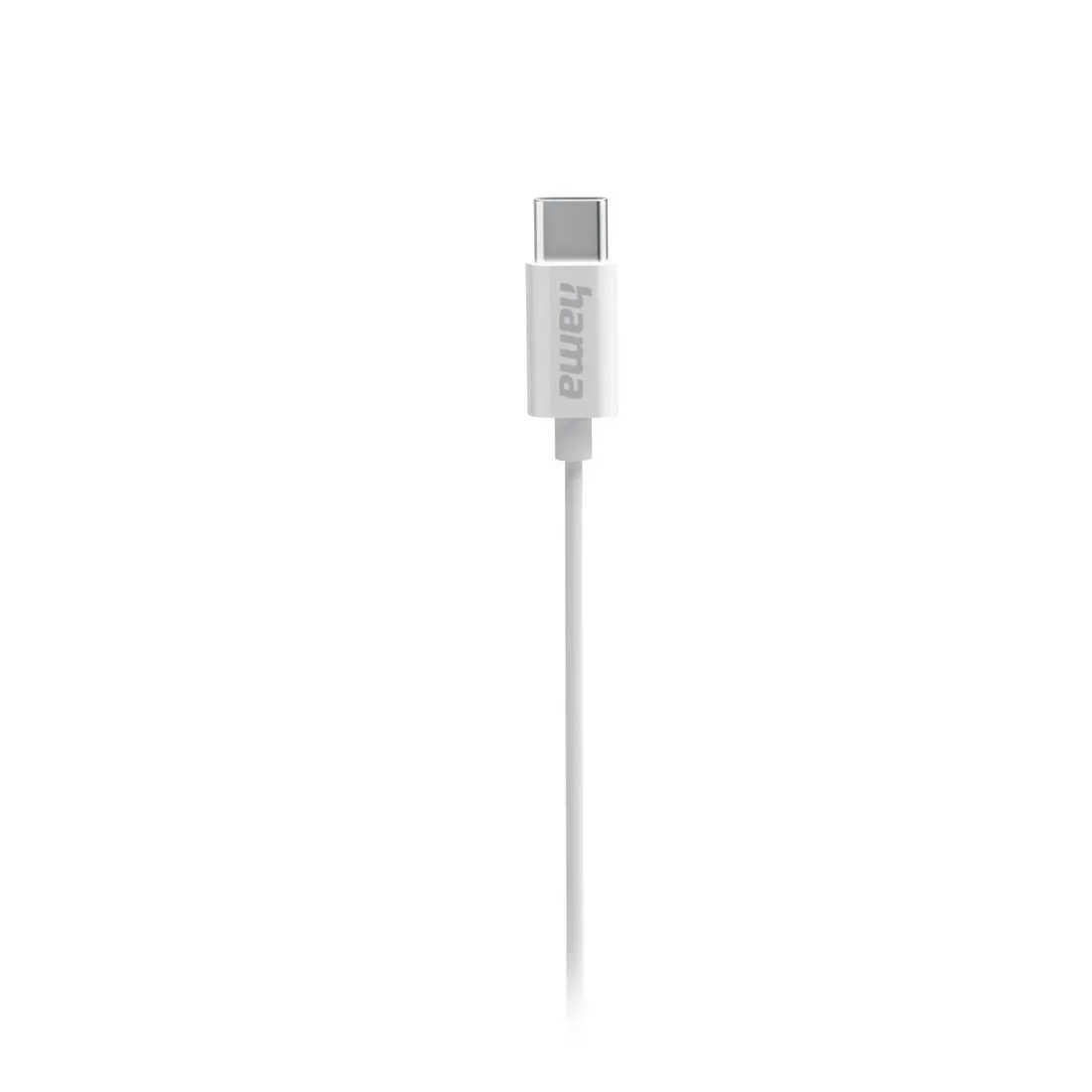 HAMA Слушалки “Curly”, USB-C, микрофон, бял - image 4