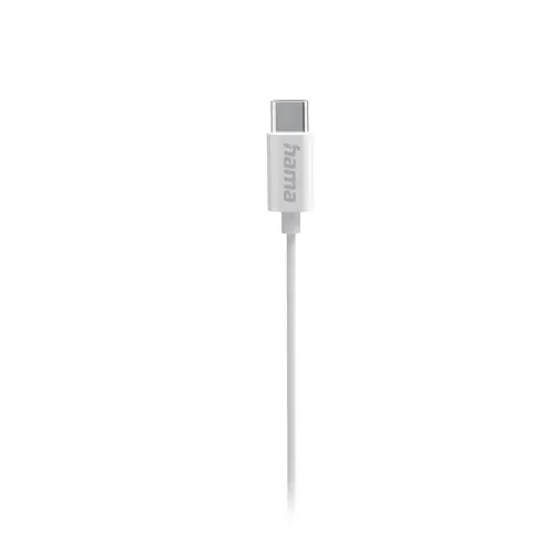 HAMA Слушалки “Curly”, USB-C, микрофон, бял - 5