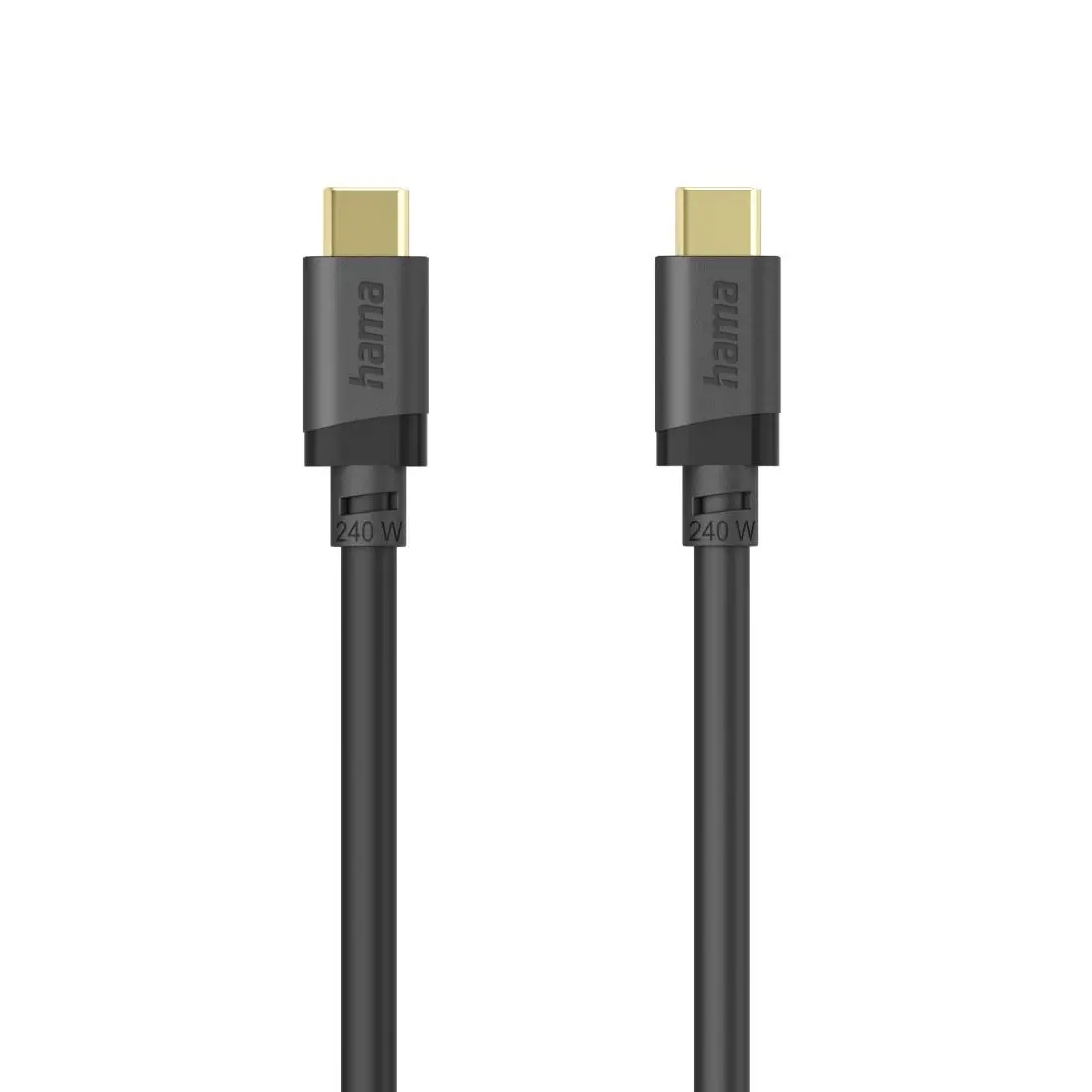 HAMA Cablu USB-C cu cip E-Marker USB 3.2 Gen1, 5 Gbit/s, 240 W, 0.75 m