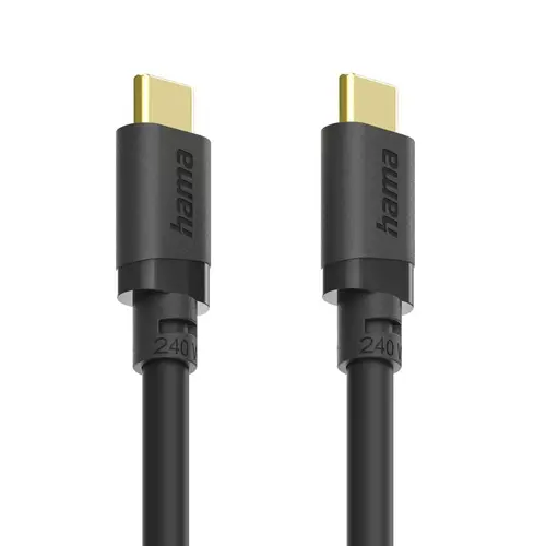 HAMA Кабел USB-C E-Marker чип USB 3.2 Gen1, 5 Gbit/s, 240 W, 0.75 м - 7
