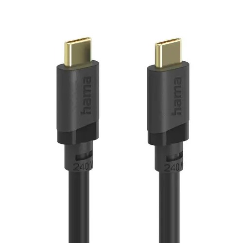 HAMA Кабел USB-C E-Marker чип USB 3.2 Gen1, 5 Gbit/s, 240 W, 1.5 м - 8