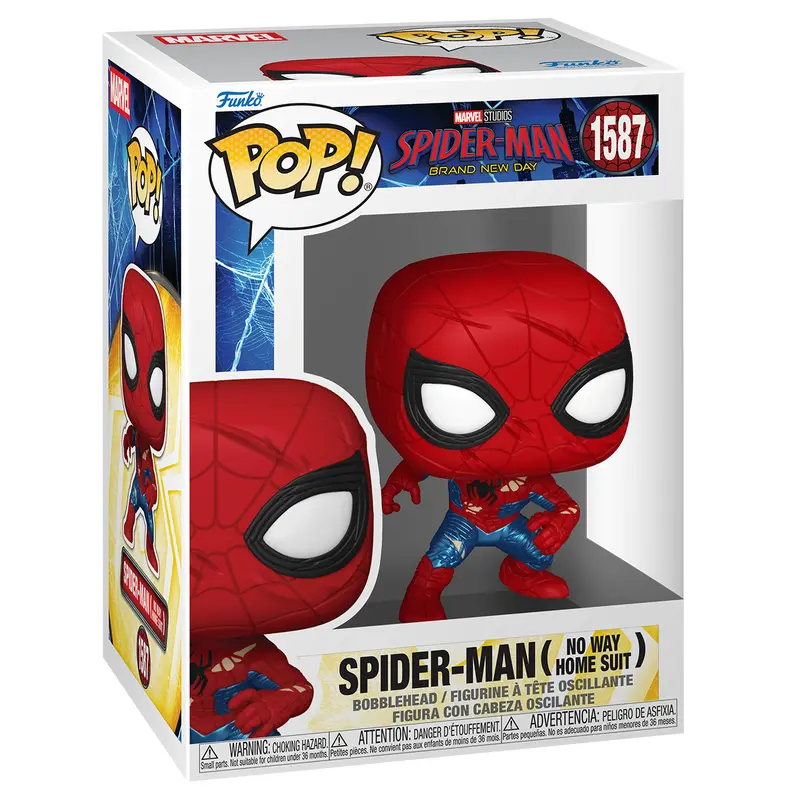 Фигурка Funko Pop! Marvel: Spider-Man Brand New Day Spider-Man (No Way Home Suit) #1587 - image 1