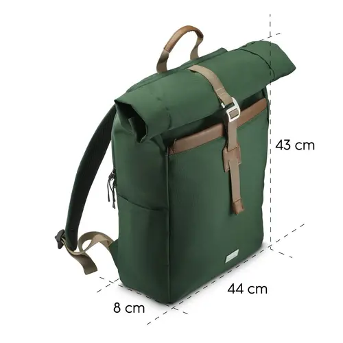 HAMA Раница за лаптоп "Silvan", до 41 см (16,2"), 22 л, зелена - 14