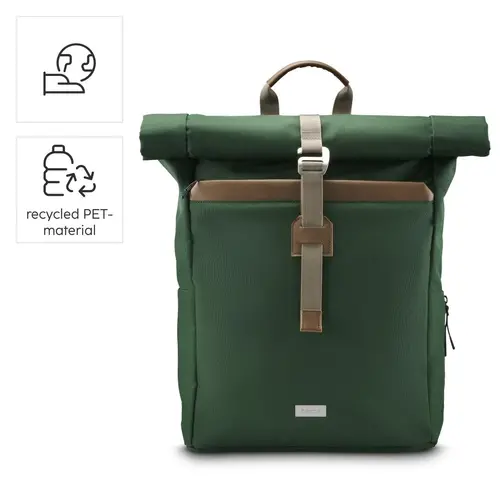 HAMA Раница за лаптоп "Silvan", до 41 см (16,2"), 22 л, зелена - 6