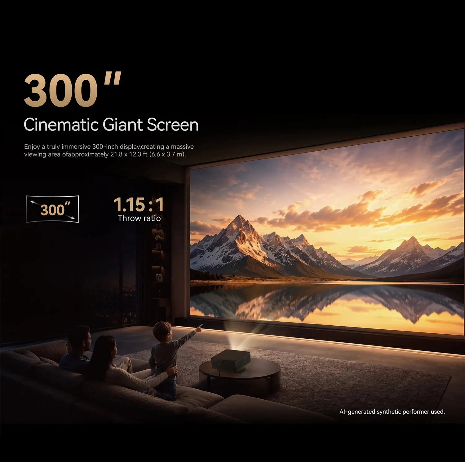 Wanbo преносим смарт проектор Portable Smart Projector - X7 Pro Max - Black, 4K, 1500 ANSI, HDR10, Android 14, Dolby Audio - image 10