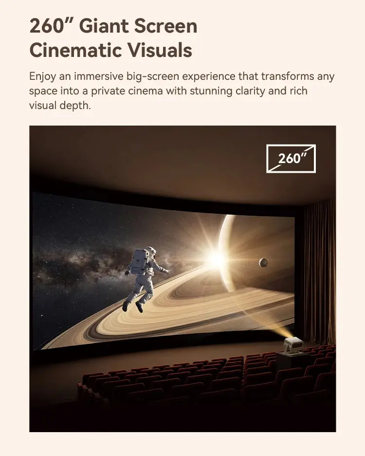 Wanbo преносим смарт проектор Portable Smart Projector - Vali 1 Pro - Warm White, 4K, 900 ANSI, HDR10, Android 14, Dolby Audio - image 13