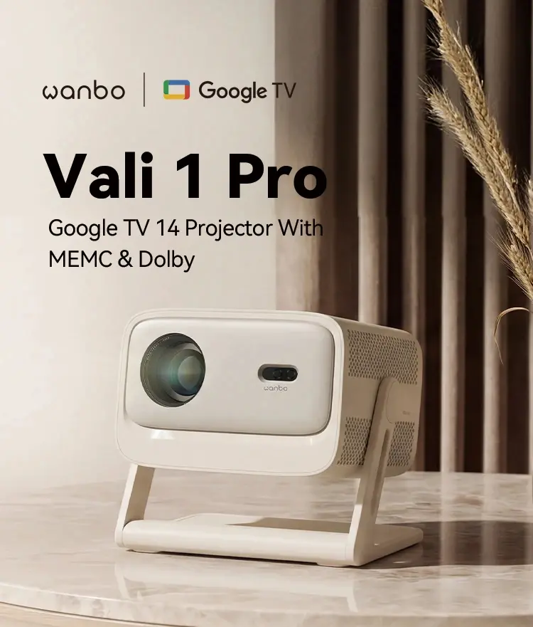 Wanbo преносим смарт проектор Portable Smart Projector - Vali 1 Pro - Warm White, 4K, 900 ANSI, HDR10, Android 14, Dolby Audio - image 5