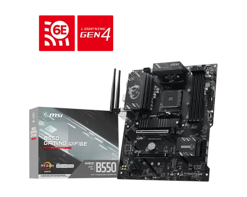 Дънна платка, MSI B550 GAMING WIFI6E - 5