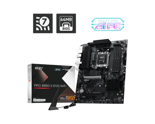 Дънна платка, MSI PRO B850-S EVO WIFI - 5
